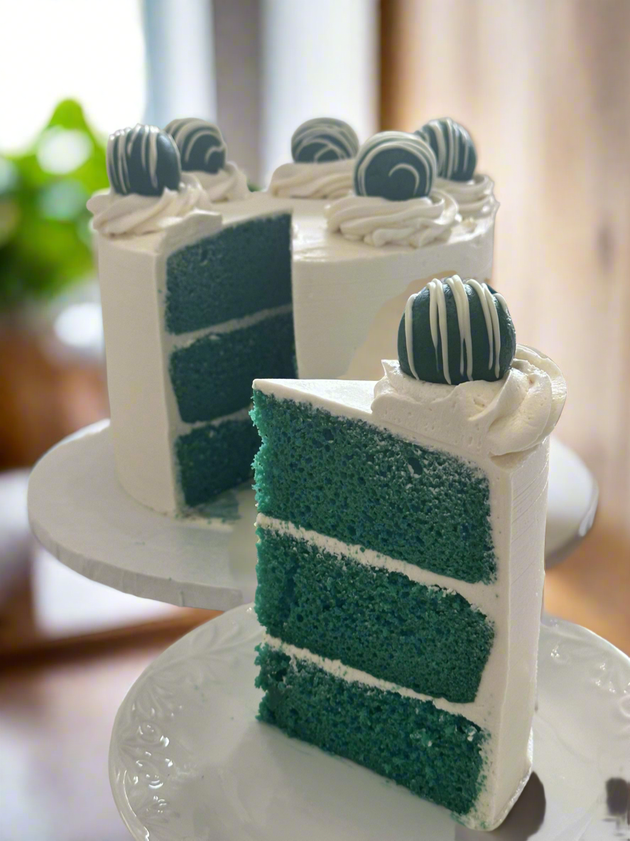 Sapphire Velvet Seduction Cake