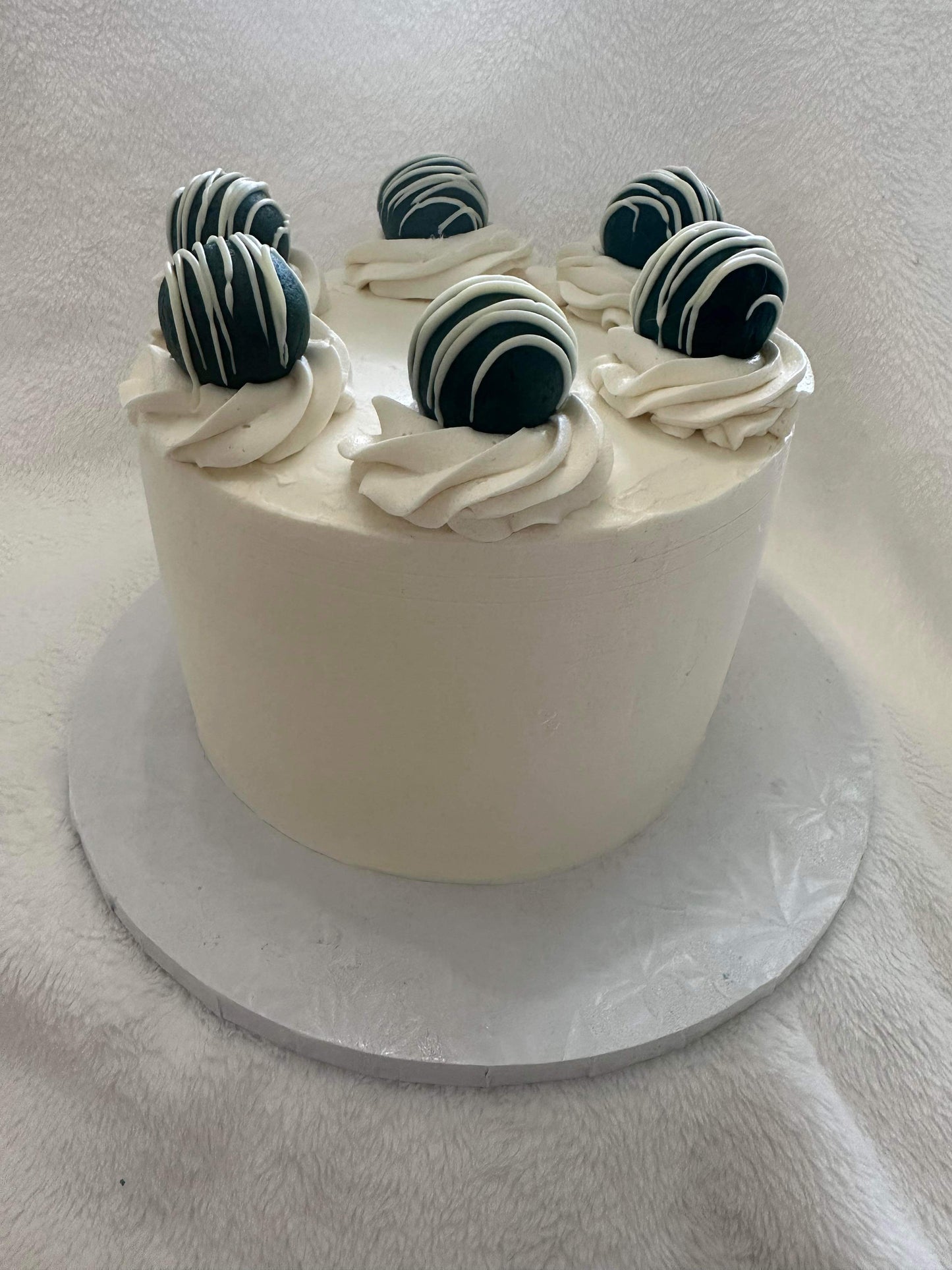 Sapphire Velvet Seduction Cake