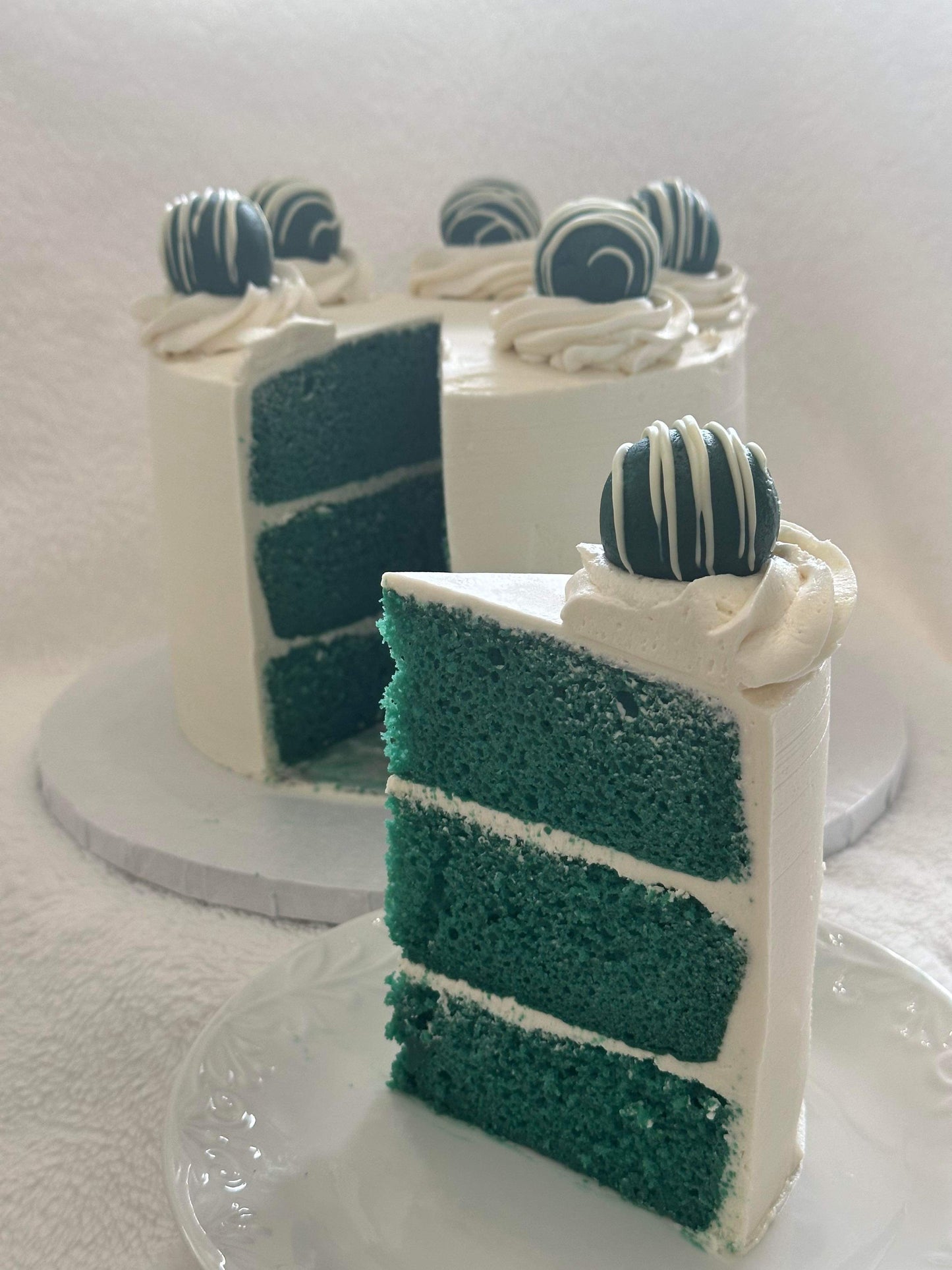 Sapphire Velvet Seduction Cake